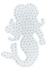 Hama Plaque pour perles midi "Sirène", blanc