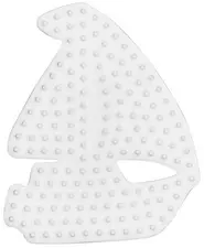 Hama Plaque pour perles midi "Voilier", blanc