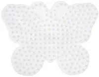 HAMA Plaque pour perles midi "papillon", blanc