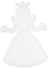 HAMA Plaque pour perles midi "princesse, reine", blanc