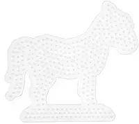 HAMA Plaque pour perles midi "cheval", blanc