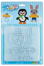 Hama Plaques pour perles à repasser "Pingouin, lapin