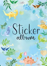 AVERY Zweckform ZDesign KIDS Stickeralbum "Dino", DIN A5
