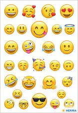 HERMA Autocollants DECOR "Lovely Emojis