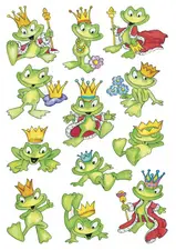 HERMA Sticker DECOR "Roi grenouille