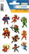 HERMA Sticker MAGIC Superhéros, transpuffy