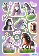 HERMA Sticker DECOR Monde du cheval, en papier