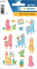 HERMA Autocollants DECOR "Lama - no drama