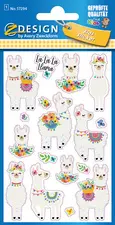 AVERY Zweckform ZDesign KIDS Sticker glitter "Alpaga
