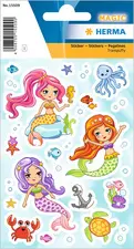 HERMA Sticker MAGIC "Little Mermaid", transpuffy