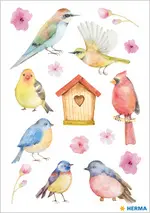 HERMA Sticker DECOR "Oiseaux chanteurs