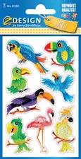 ZDesign KIDS Sticker glitter "oiseaux