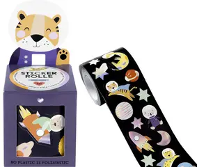 folia Sticker SPACE SAFARI, sur rouleau, 4 m
