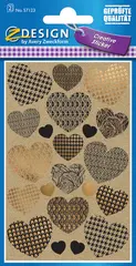AVERY Zweckform Sticker cadeau ZDesign CREATIVE "COEURS