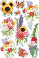 HERMA Autocollants DECOR "Fleurs modernes