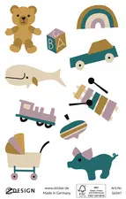 AVERY Zweckform ZDesign Sticker CREATIVE "Jeu pour bébé