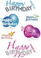 HERMA Sticker DECOR "Happy Birthday