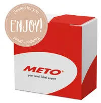 METO Etiquette autocollante "Enjoy - Sealed for you