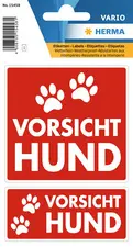 HERMA Hinweisetiketten "Vorsicht Hund
