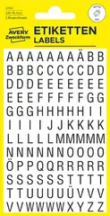 AVERY Zweckform HOME Stckers de lettres, lettres A-Z, noir