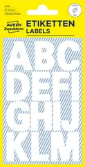 AVERY Zweckform Sticker de lettres, lettres A-Z, blanc