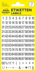 ZDesign HOME Stickers chiffres, chiffres 1 à 99 + 00, noir