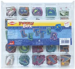 KLEIBER Applications "Funny Box - Jeans Letters", 130 pièces