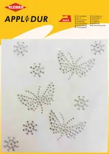 KLEIBER Application strass XL "Papillons & étoiles