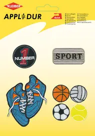 KLEIBER Assortiment d'applications "Sports", 7 motifs