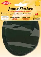 KLEIBER Patch thermocollant ovale pour jeans, military