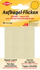 KLEIBER Patch thermocollant Zephir, 300 x 60 mm, crème