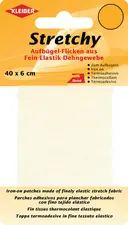 KLEIBER Patch thermocollant élastique, 400 x 60 mm, crème