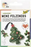 folia Mini kit de feutrine "Filzinies", sapin de Noël
