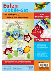 folia Set mobile "Hiboux", 19 pièces