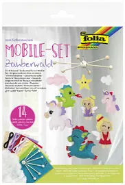 folia Set pour mobile "forêt enchantée", 14 pièces