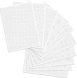 folia Carton à broder, 175 x 245 mm, blanc
