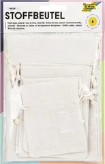 folia Sachet en tissu NATURE, assorti dans 3 tailles
