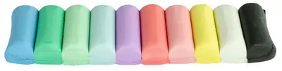 Kores Pâte à modeler "PLASTILINA Pastel", 10 couleurs pastel