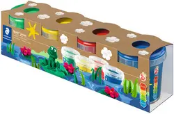 STAEDTLER Set pâte à modeler Noris junior, couleurs de base