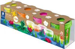 STAEDTLER Set de pâte à modeler Noris junior, couleurs fluo