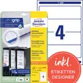 AVERY Zweckform Etiquette pour dos de classeur, 61 x 192 mm