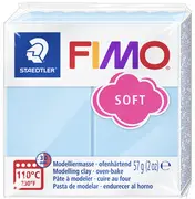FIMO SOFT Pâte à modeler, à cuire, 57 g, aqua pastel