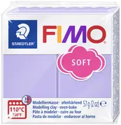 FIMO SOFT Pâte à modeler, à cuire, 57 g, lilas pastel