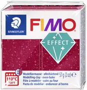 FIMO Pâte à modeler EFFECT, galaxy rouge, 57 g