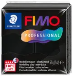 FIMO PROFESSIONAL Pâte à modeler, 57 g, noir