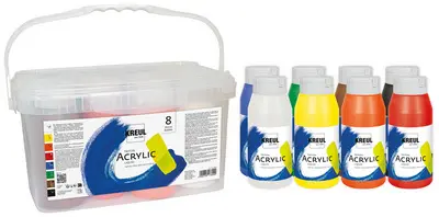 KREUL Peinture acrylique Triton Acrylic Liquid, Power Pack