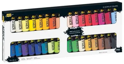 KREUL Peinture acrylique SOLO Goya Acrylic, 20ml, kit de 32