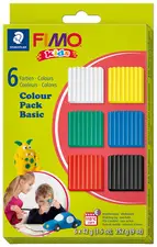 FIMO kids Kit pâte à modeler Colour Pack "basic", set de 6