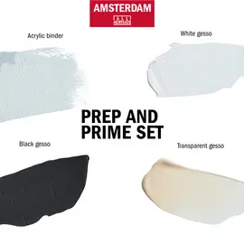 ROYAL TALENS AMSTERDAM Set d'apprêt Medium, 4x 120 ml