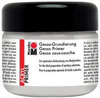 Marabu Sous-couche acrylique Gesso, 225 ml, blanc